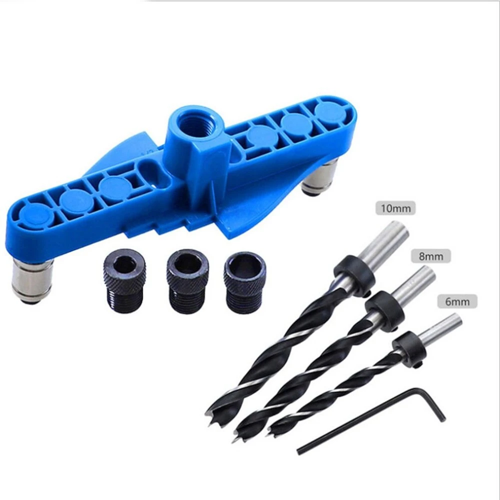 Two-In-One Straight Hole Drilling Locator | Self-Centering Scriber Tool for Woodworking - Image 5