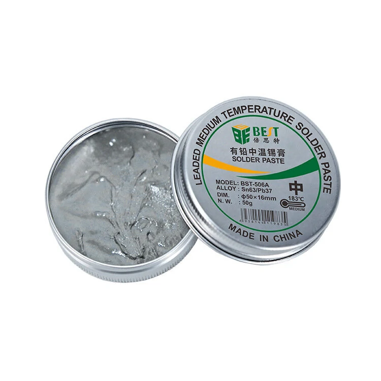 BEST BST-506A Solder Paste Sn63Pb37 | 183°C BGA for Phone Repair - SMT - Image 2