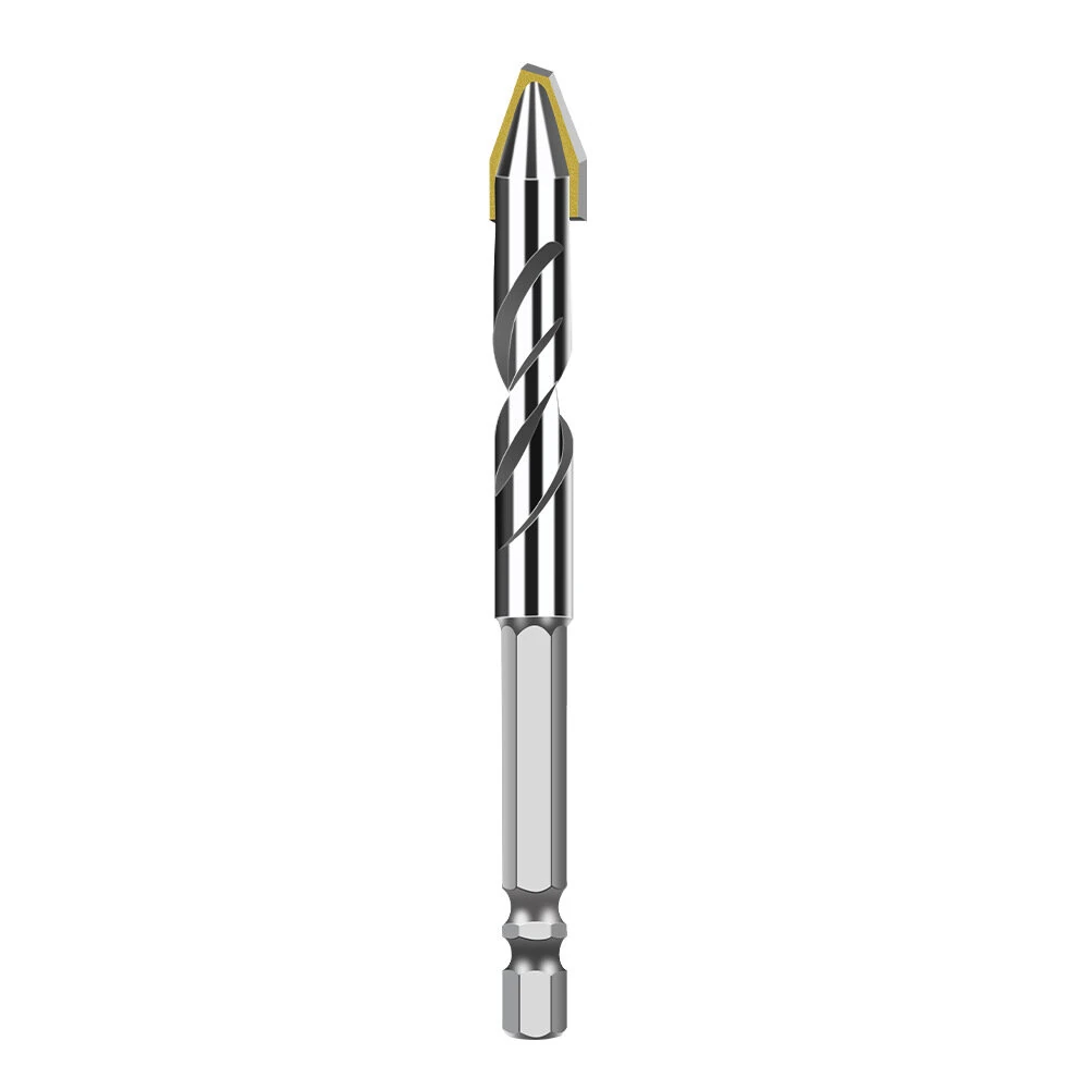 6mm Hex Shank Eccentric Twist Drill Bits - 10PCS for Tile Glass Metal Wood - Image 2