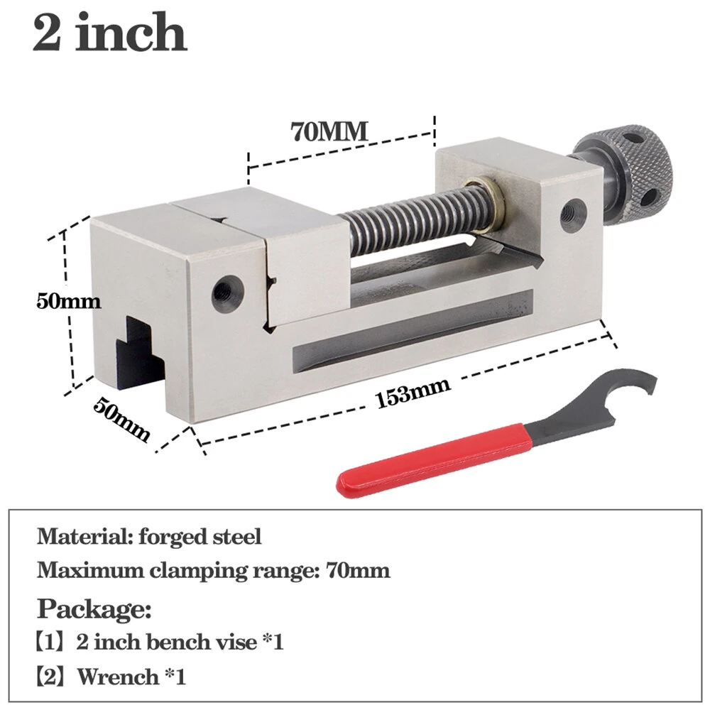 High Precision 2 Inch Right Angle Machine Vise | CNC Grinder Tongs for Surface Grinding - Image 3