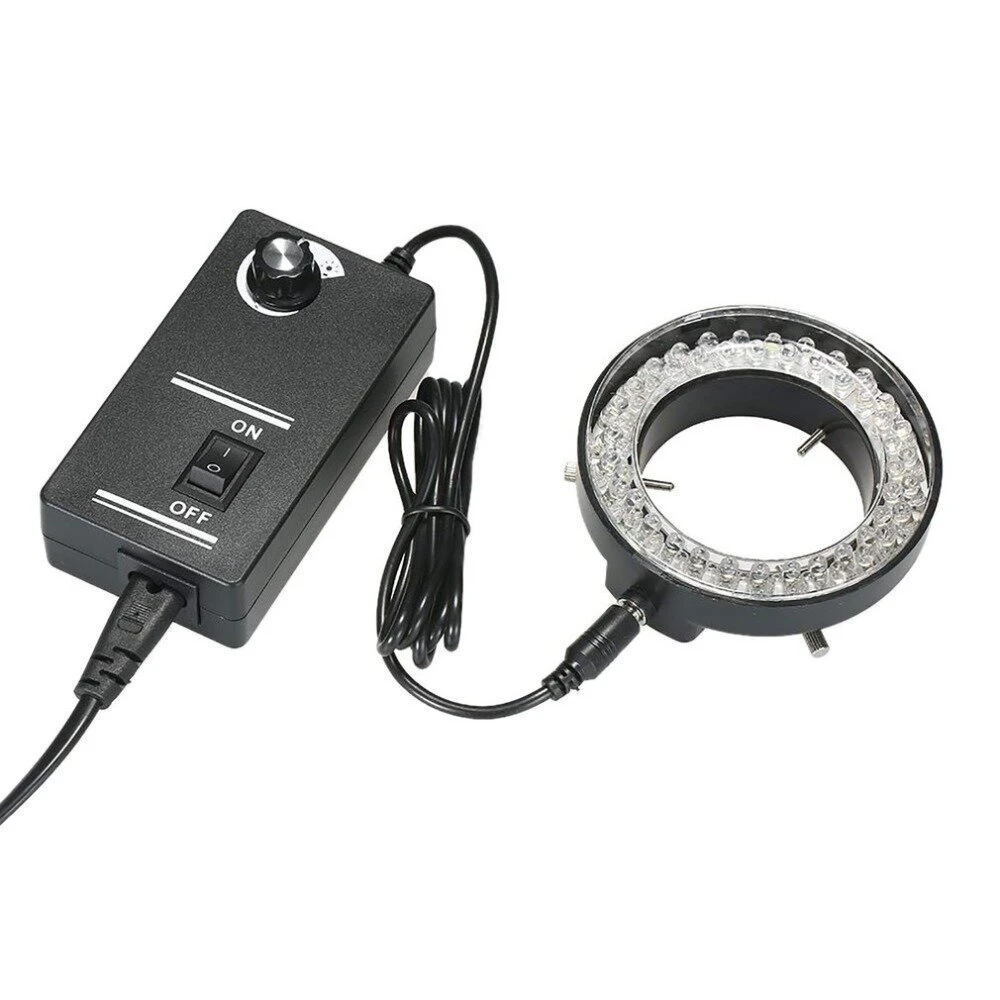 Adjustable 56 LED Ring Light for Stereo Microscope | EU Plug | Illuminator Lamp - Image 2