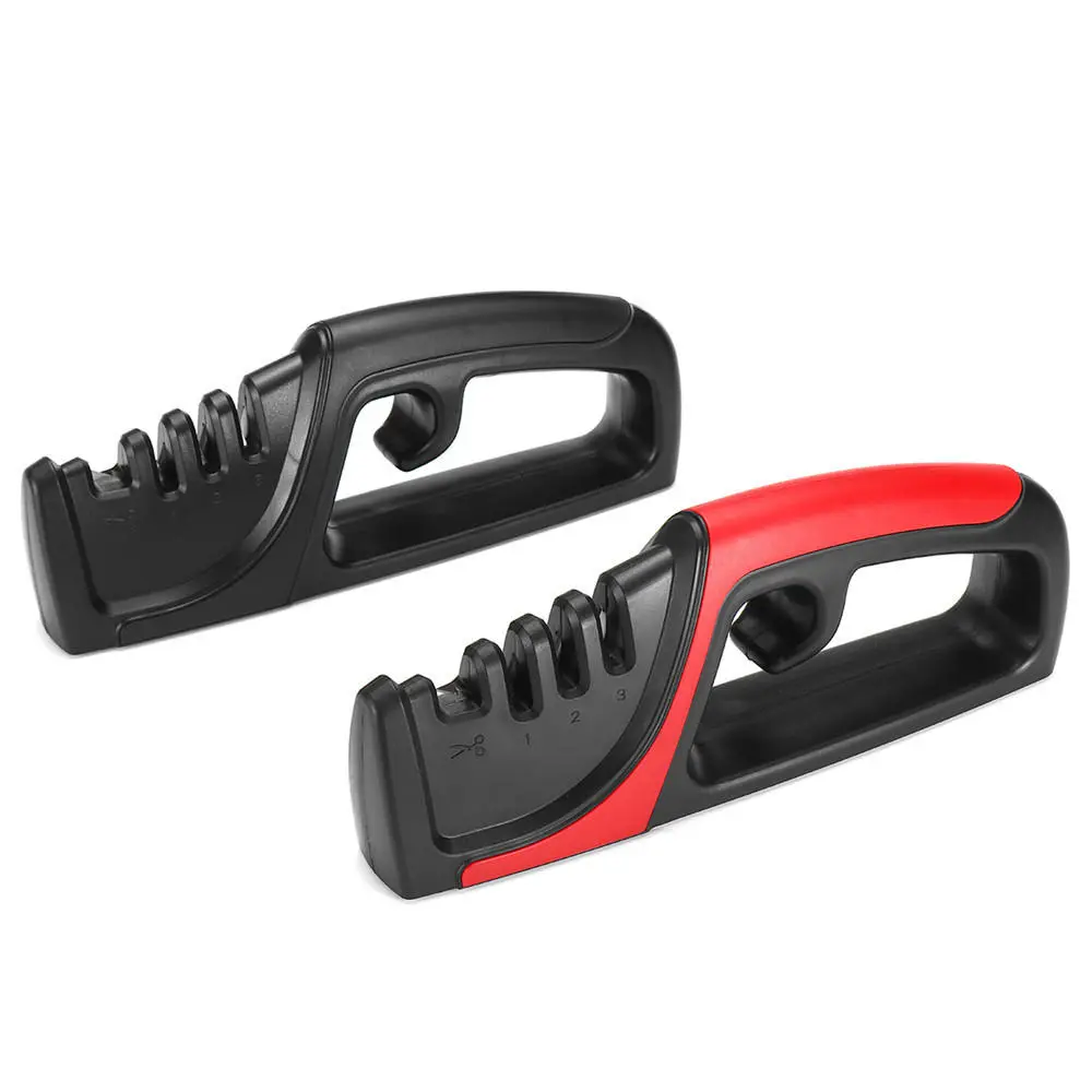 3-Stage Cutter Sharpener | Tungsten Steel Blade Grinder & Sharpening Stone Kit - Image 2