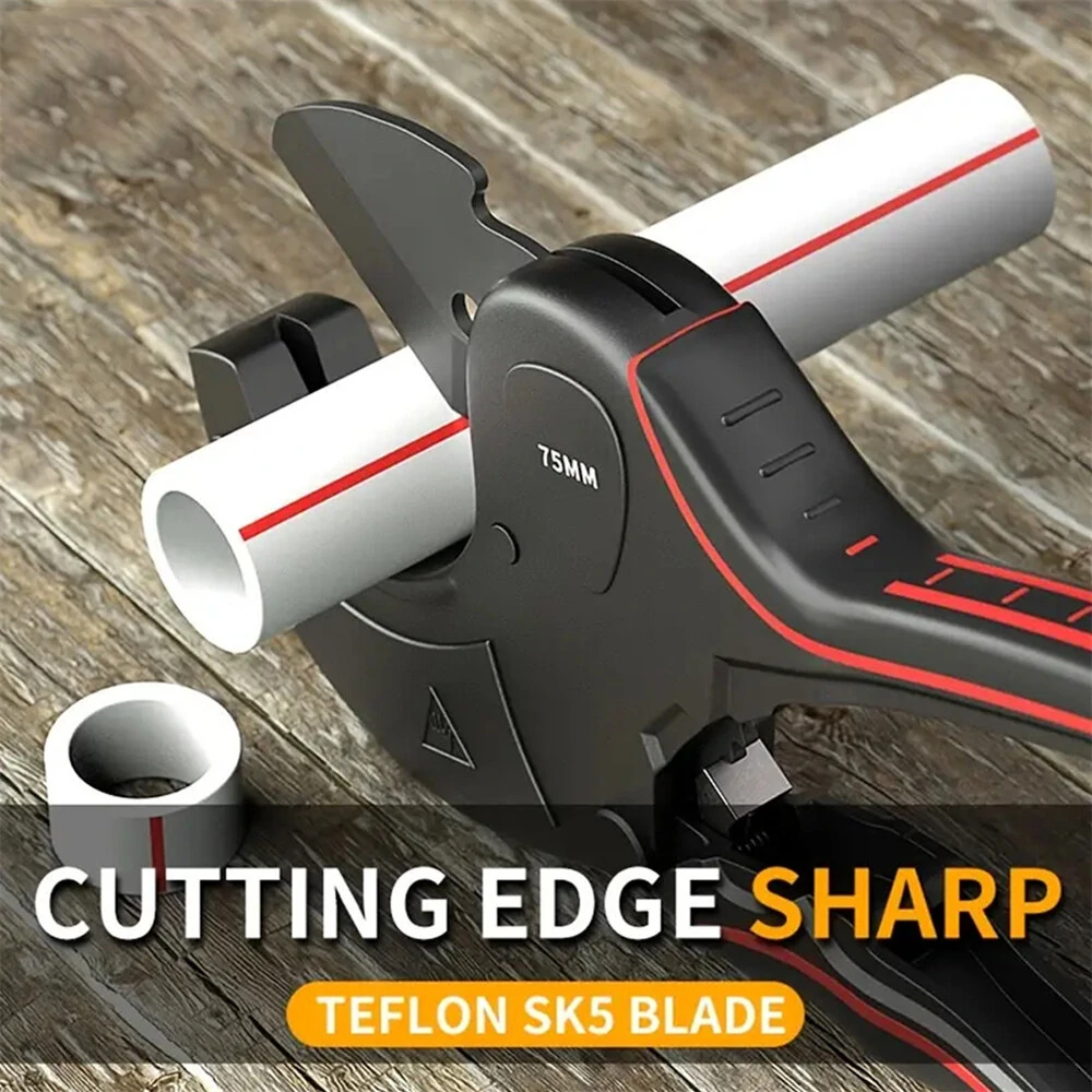 High-Speed Steel Pipe Cutter - 75mm for PVC ABS PE Vinyl Rubber Tubes - Image 3