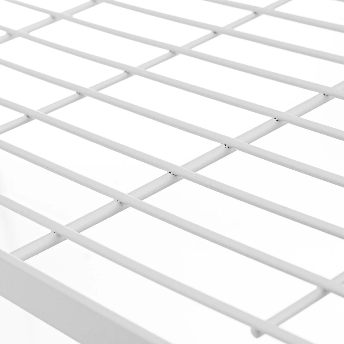 White Standing Rack - Countertop Storage Organizer for Kitchen & Bathroom - Image 5