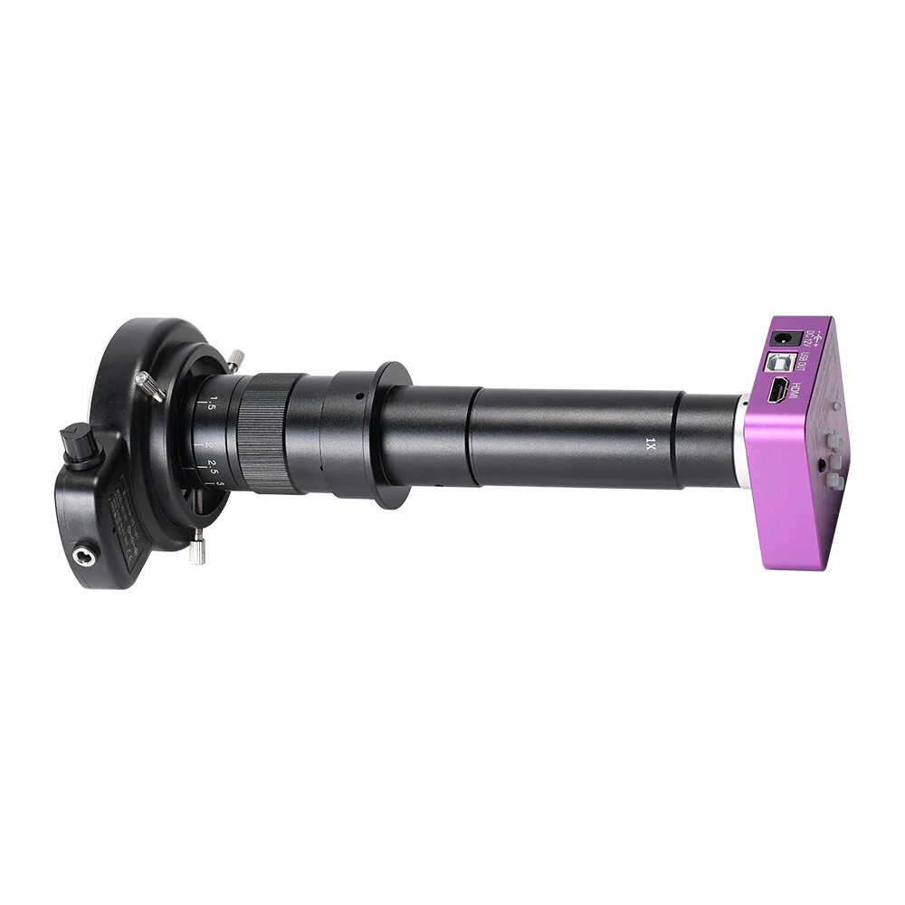 HAYEAR 51MP Microscope Camera - 60FPS 180X Lens with 144 LED Light | HDMI USB for PCB Welding - Image 4