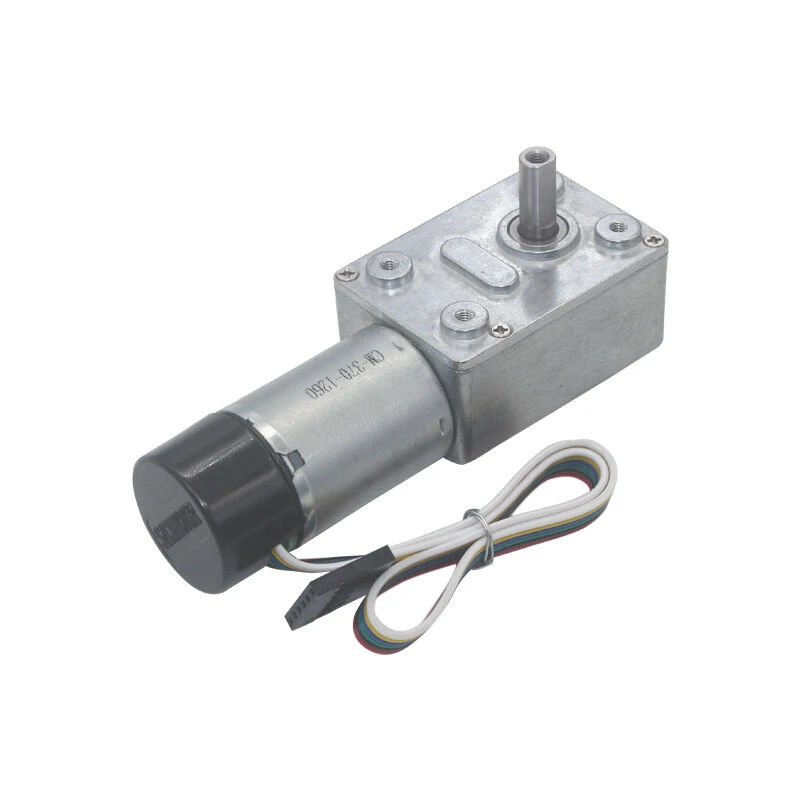 Machifit JGY-370 DC 12V Gear Motor | Worm Self-Locking with Encoder Feedback - Image 5