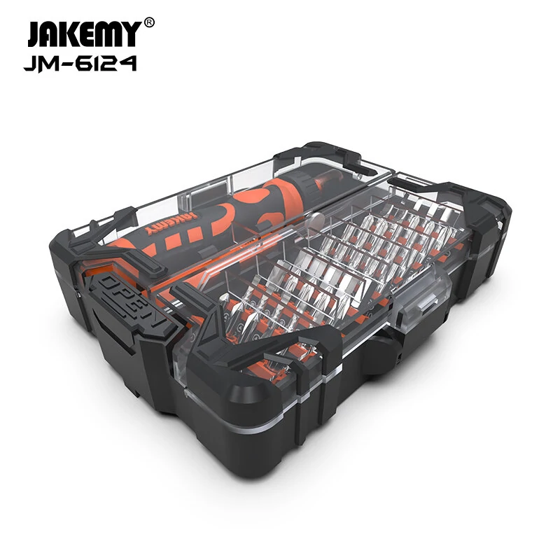 Jakemy 48 in 1 Household Tool Set | DIY Repair Kit with Adjustable Ratchet - Image 4