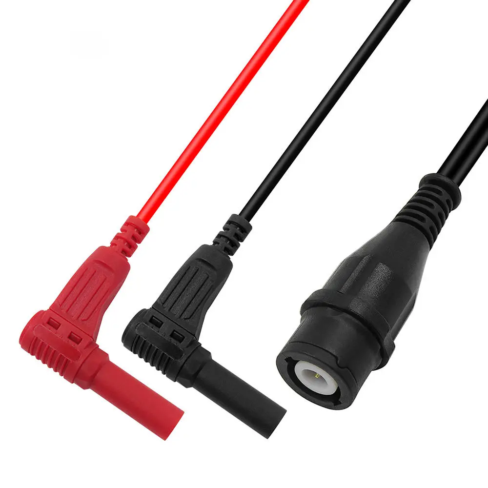 P1207 Fully Insulated BNC Safety Banana Plug Cable - 50 Ohm RG58 Coaxial Cable - Image 3