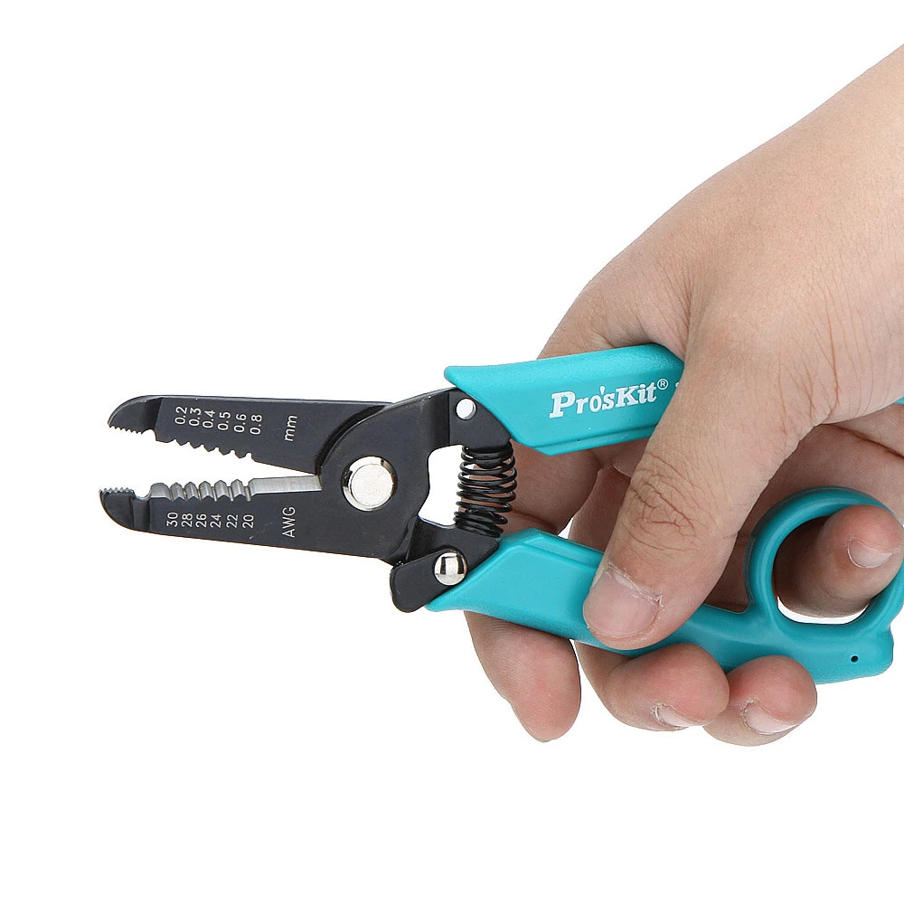 Pro'skit 8PK-3001D Wire Stripper | 0.2-0.8mm Cable Cutter & Precision Pliers - Image 3