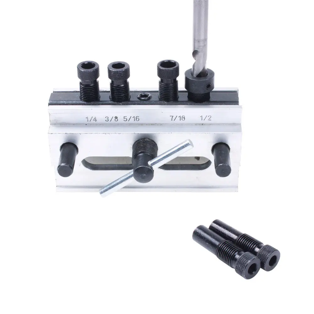 Self Centering Doweling Jig - Aluminum Alloy Drill Guide for Woodworking - Image 5