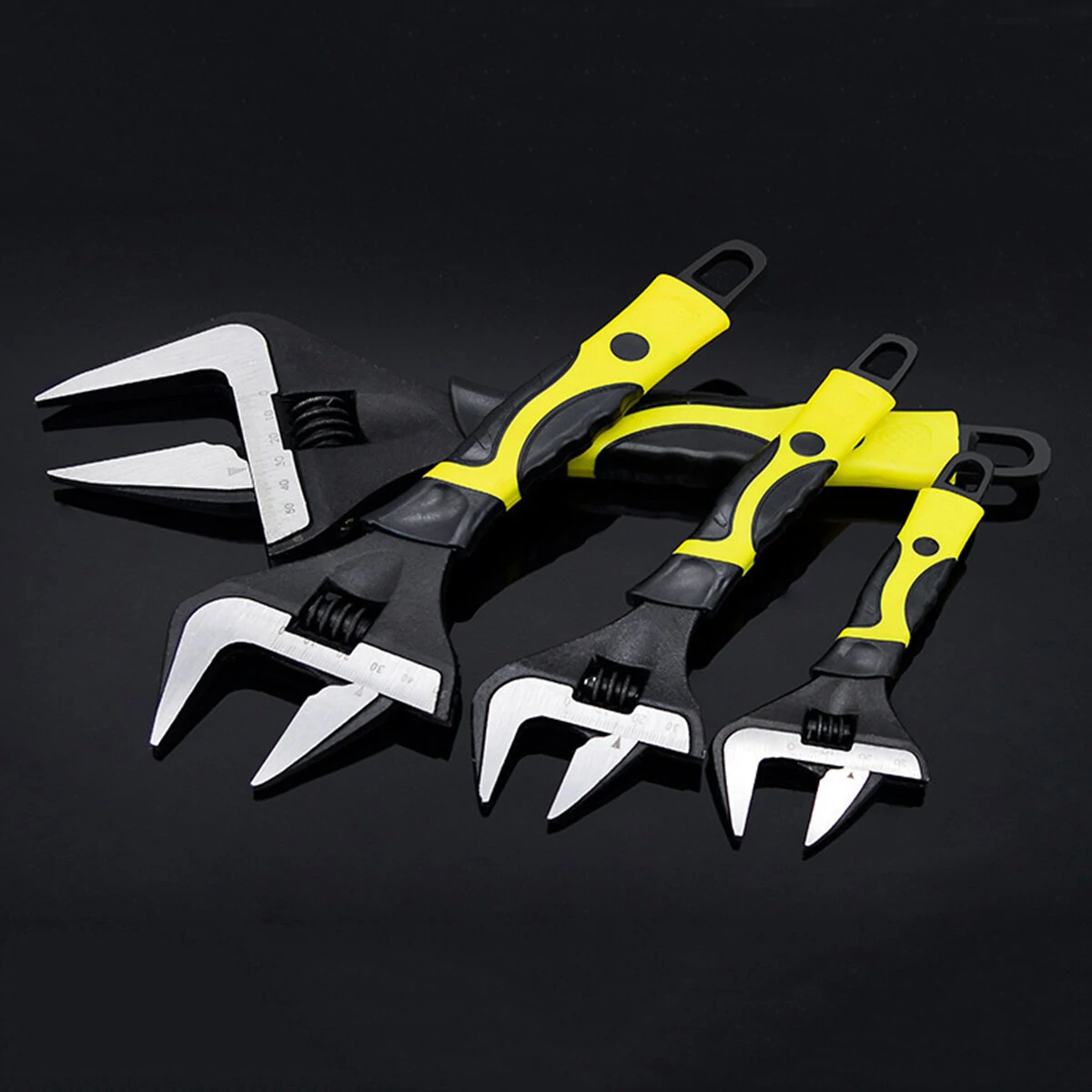 Large Extra Wide Jaw Adjustable Spanner Wrench - 2 Inch Nut & Pipe Tool - Image 5