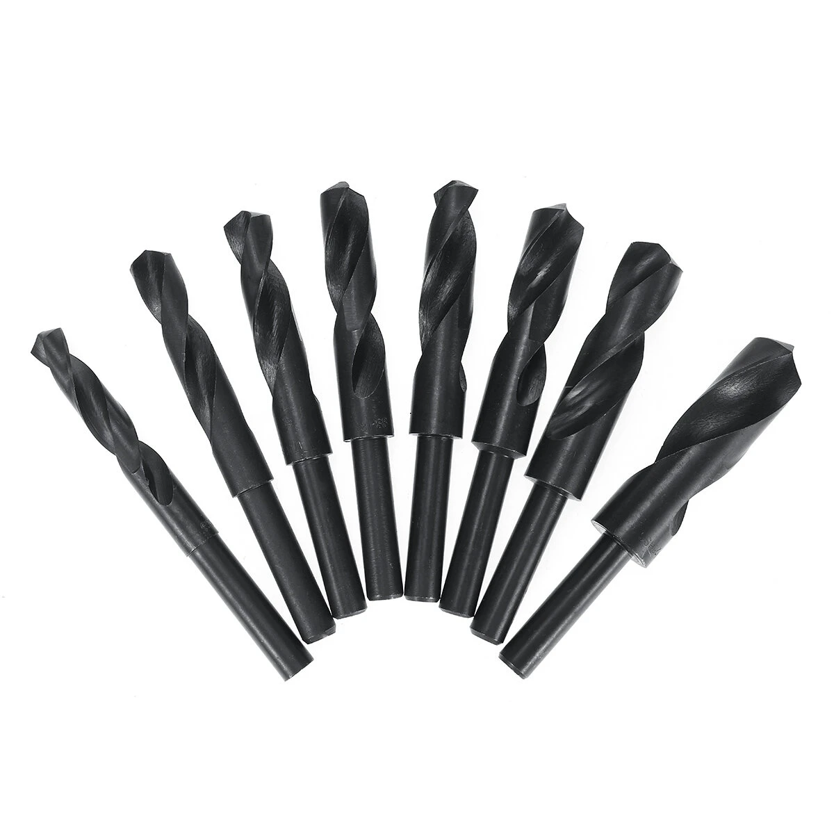 8pcs HSS 4241 Twist Drill Bit Set - 9/16 to 1 Inch for Wood Plastic Aluminum - Image 5