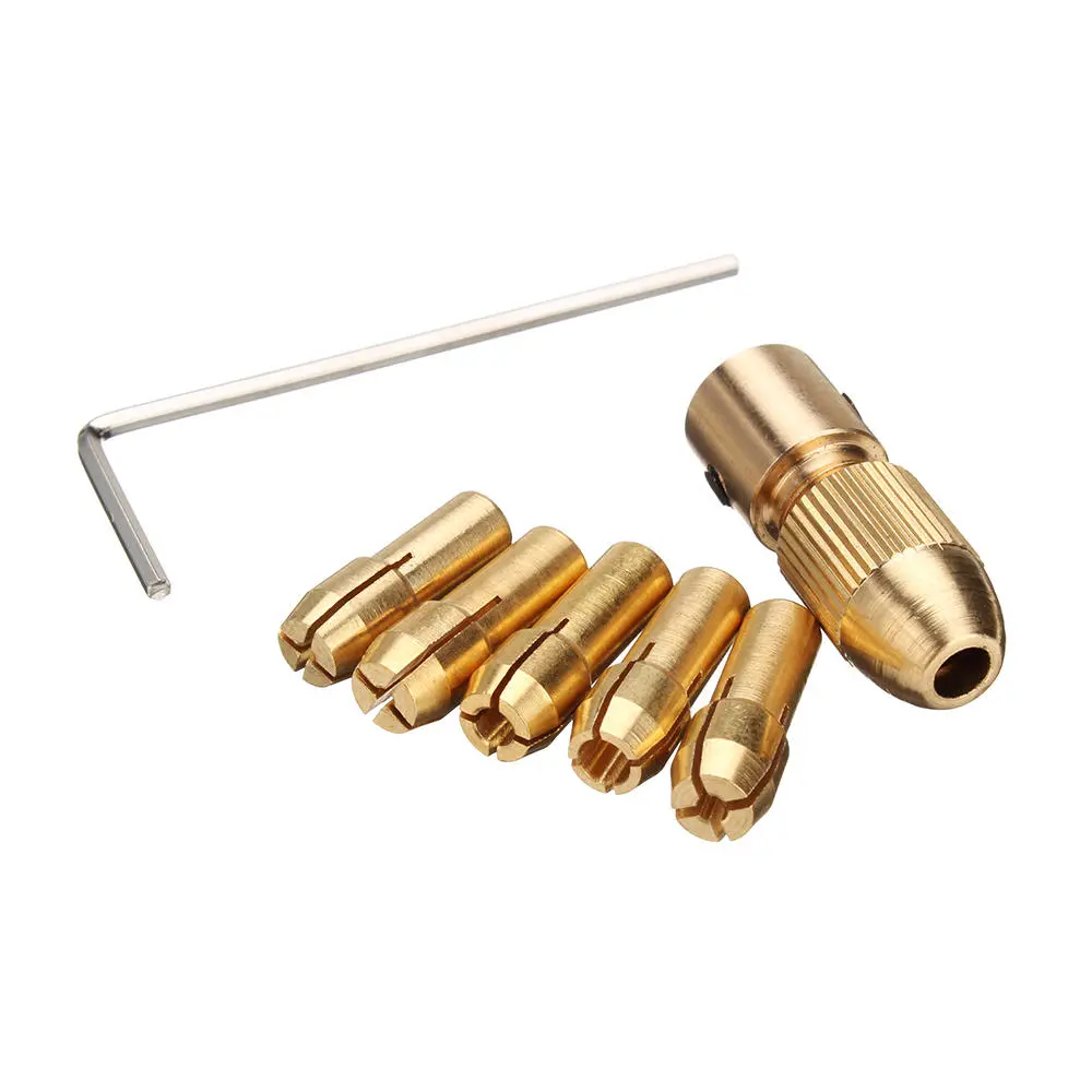 Drillpro 8pc 0.5-3mm Micro Drill Bit Set | Collet Chuck for 3.17/5.05mm Shank - Image 4