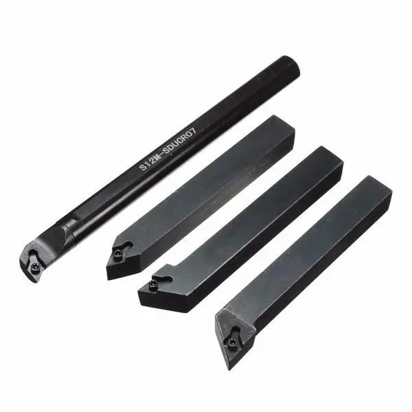 4pcs 12mm Shank Lathe Boring Bar Set | Turning Tool Holder for Metalworking - Image 3