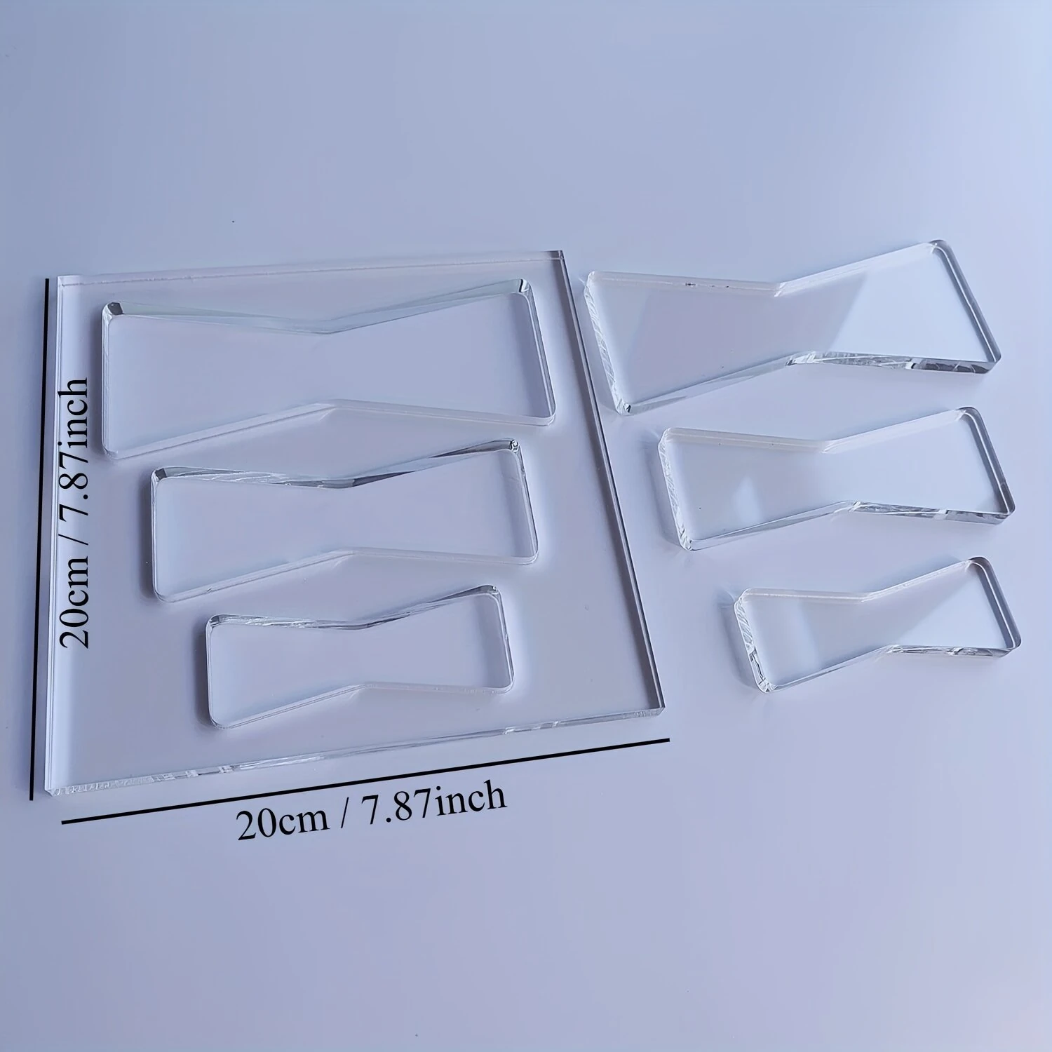 Butterflies Router Template Set - 5mm Thick Acrylic - Multiple Sizes for Woodworking - Image 2