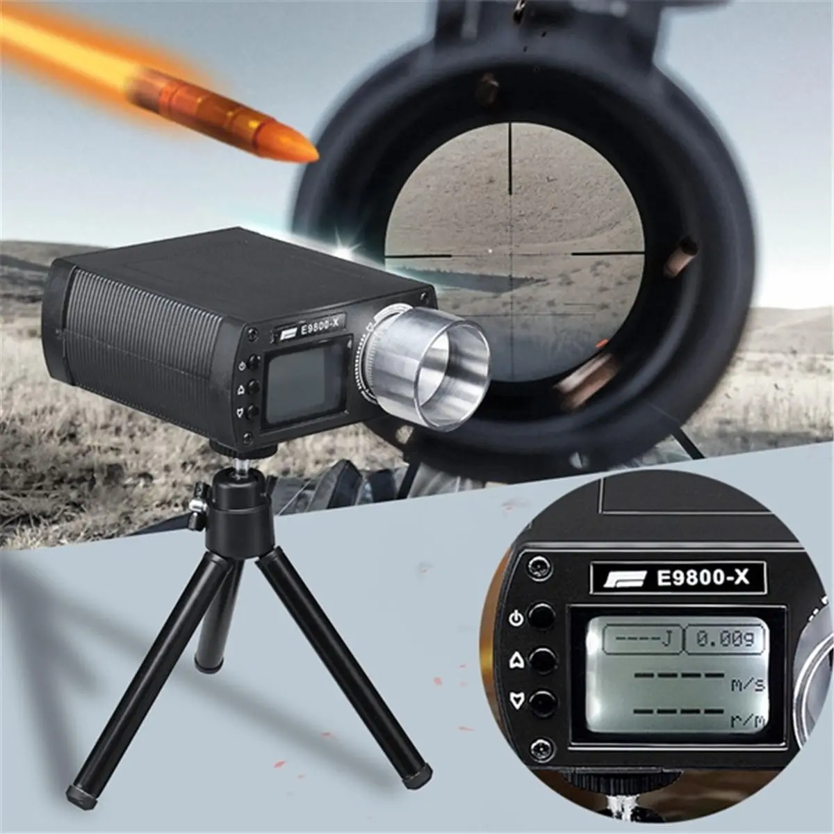 E9800-X Shooting Speed Tester | High-Precision Chronograph with LCD Screen - Image 5