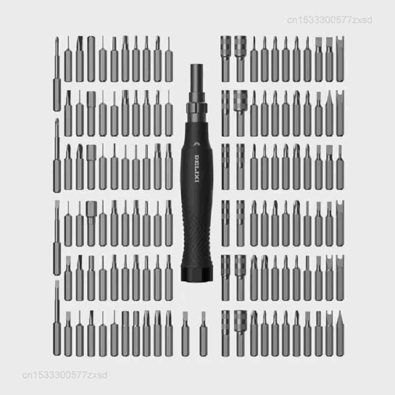 DELIXI 145 in 1 Magnetic Screwdriver Set | 132 Bits for Phone Repair & DIY - Image 3