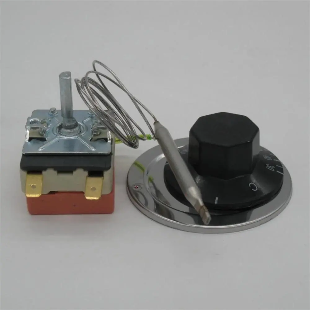 AC220V 16A Thermostat Control Switch - 50-300C Dial for Electric Oven with Sensor - Image 4