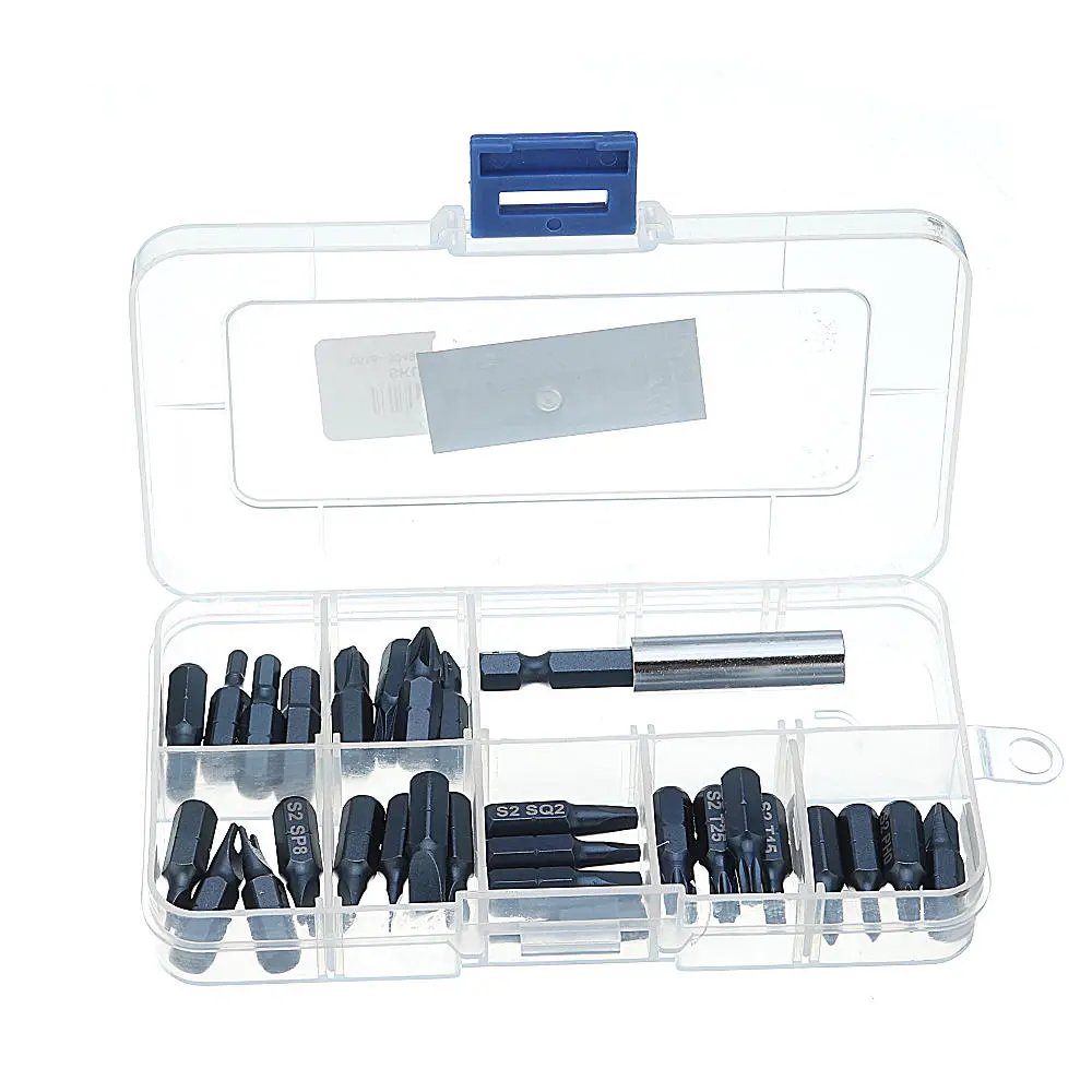29pcs Magnetic Bit Set with Tool Box - Phillips Hex Torx Screwdriver Kit - Image 4