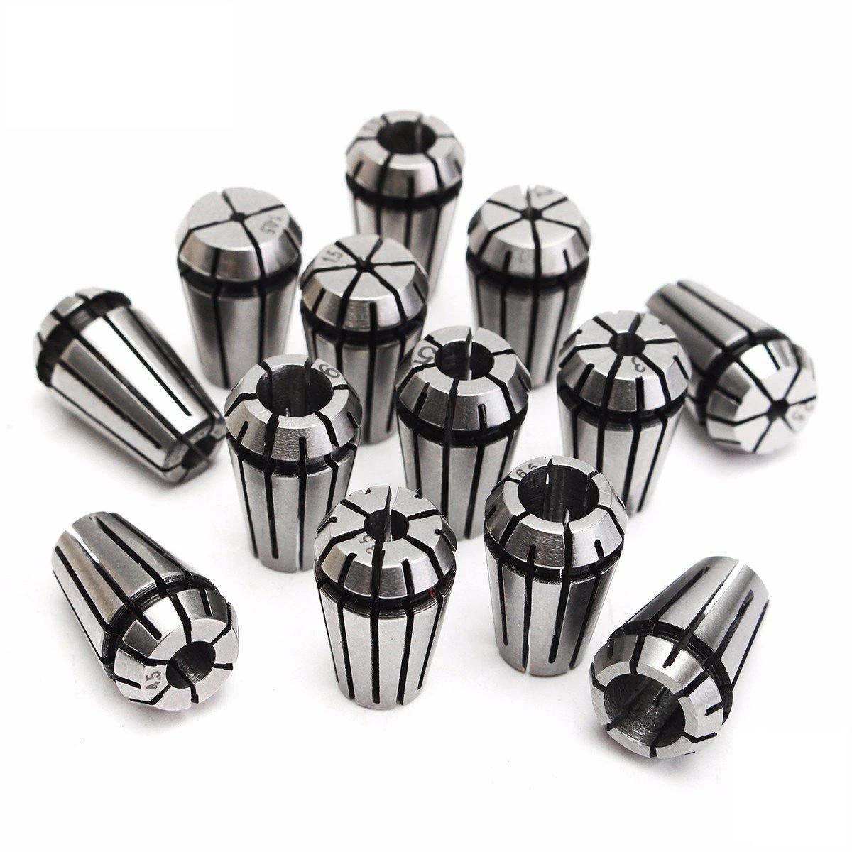 Drillpro ER11 Collet Chuck Set 1-7mm, CNC Milling Lathe Chuck Tools - Image 3
