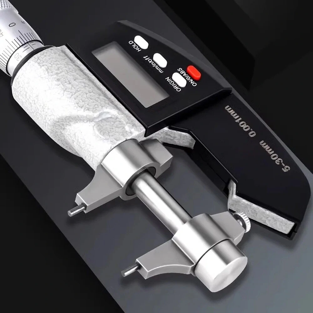 ETOPOO 0-25mm Digital Outside Micrometer | Carbide Tipped for Woodworking & DIY - Image 3