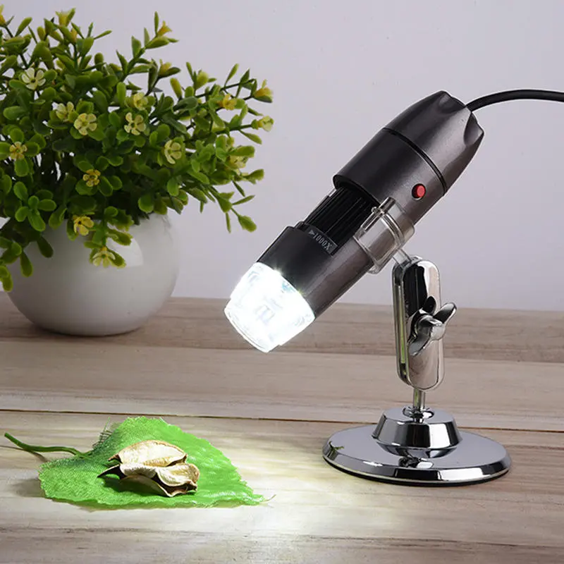 8 LED USB Digital Microscope - 0.3MP/2MP Magnifier Camera | 2M Pixel - Image 5