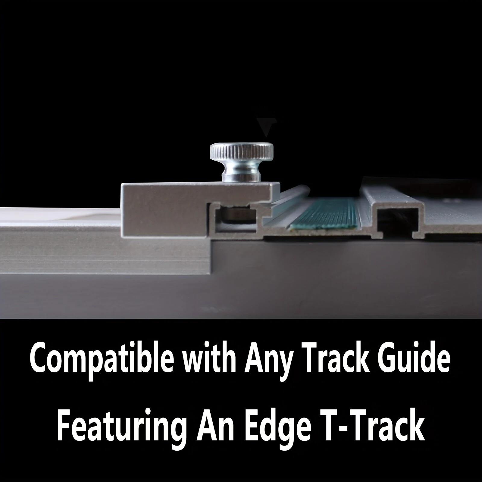 Aluminum Alloy Track Saw Square Guide - 90 Degree Right Angle for T-Track System - Image 4