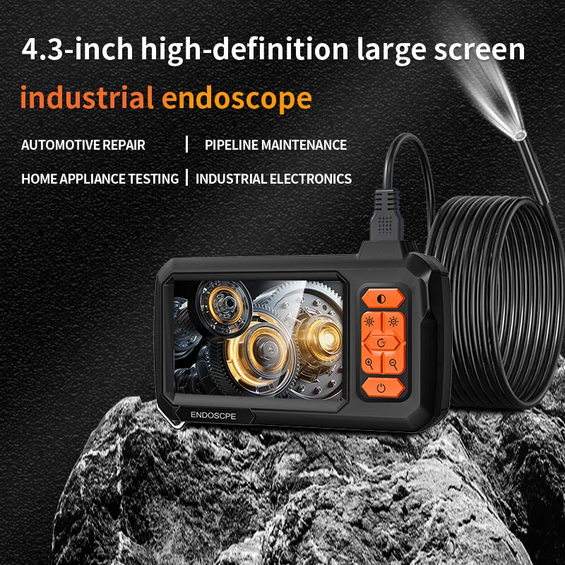 T30-AV 4.3-Inch IPS Endoscope | 1080P HD, IP67 Waterproof & Type-C Charging - Image 3