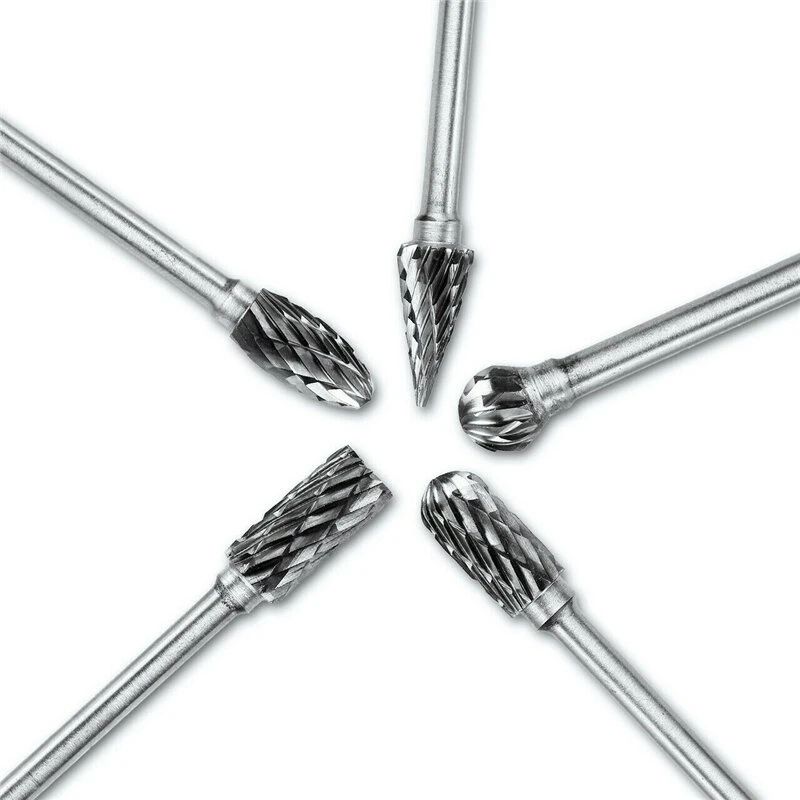 Tungsten Carbide Rotary Burr Set - 20pcs Die Grinder Bits for Carving - Image 4