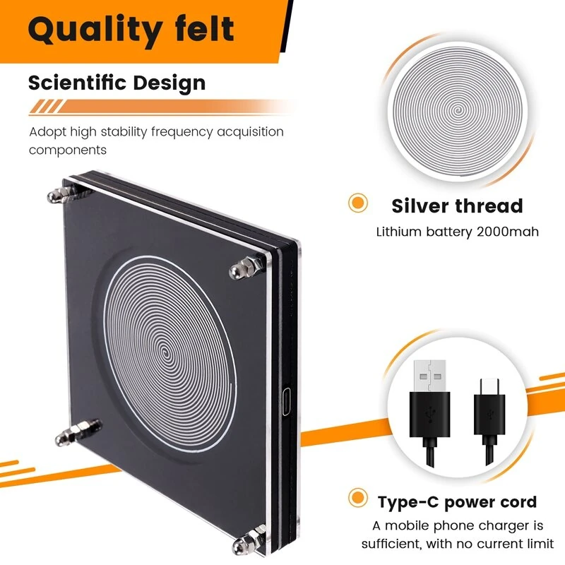 7.83Hz Low Frequency Signal Generator | Portable USB-C Rechargeable | High Stability - Image 5