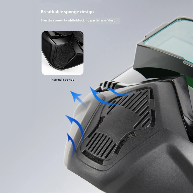 Automatic Welding Helmet - Full Face Variable Light 0.01ms | High Definition Lens & 10 Glasses - Image 4
