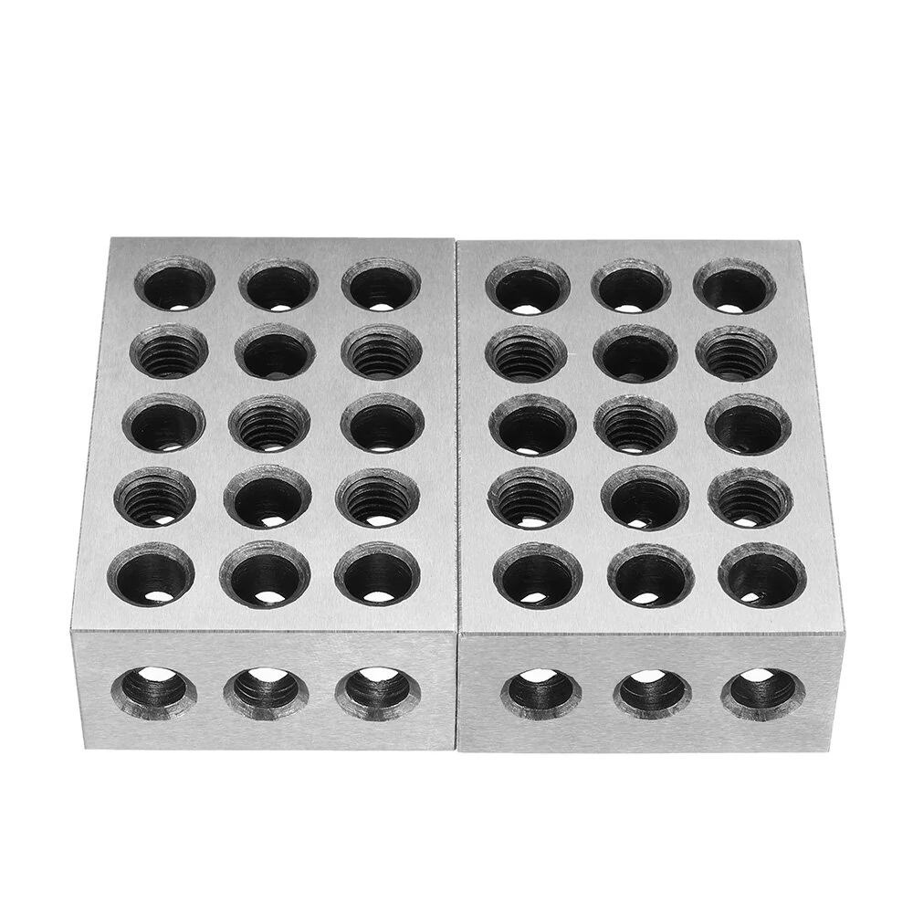 1-2-3 Blocks with Screw Spanner | 23 Hole Parallel Clamping Set 25-50-75mm - Image 4