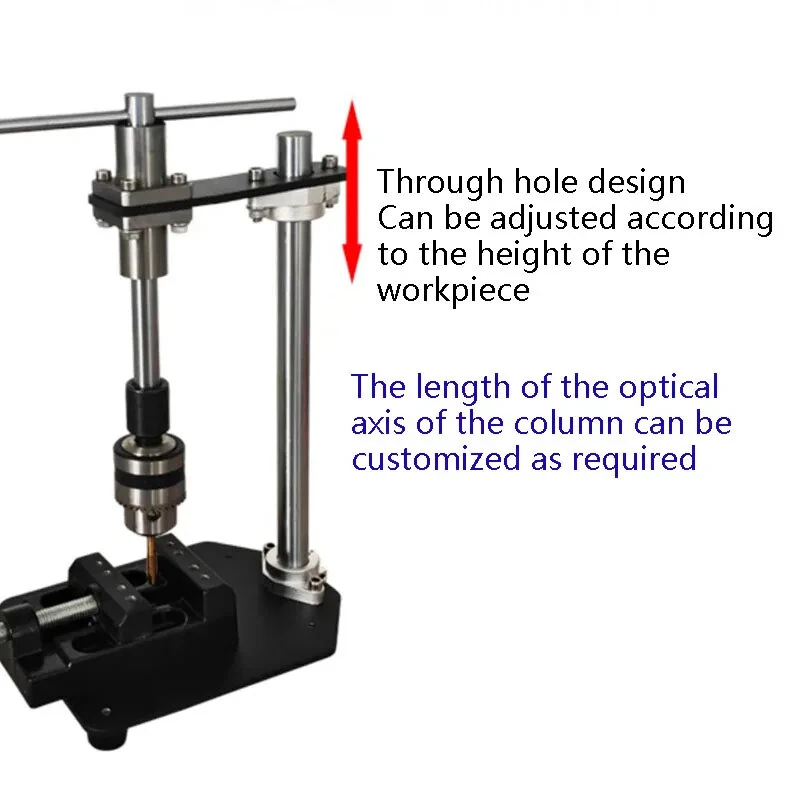 Manual Vertical Tapping Machine - 12MM Slide Rail | 1.5-10MM Clamping Range | Desktop Metal Vise - Image 4