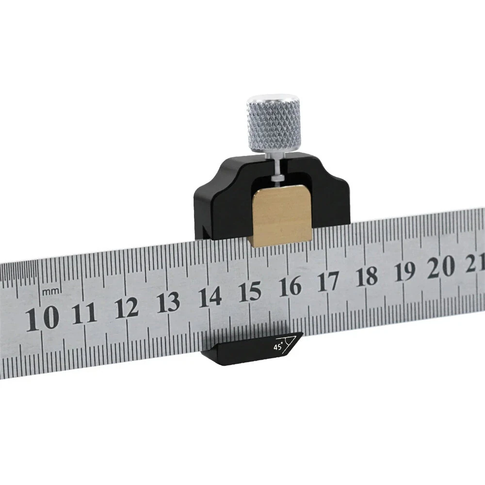 Combination Square - Adjustable Steel Ruler with 45/90 Degree Angle Gauge - Image 4
