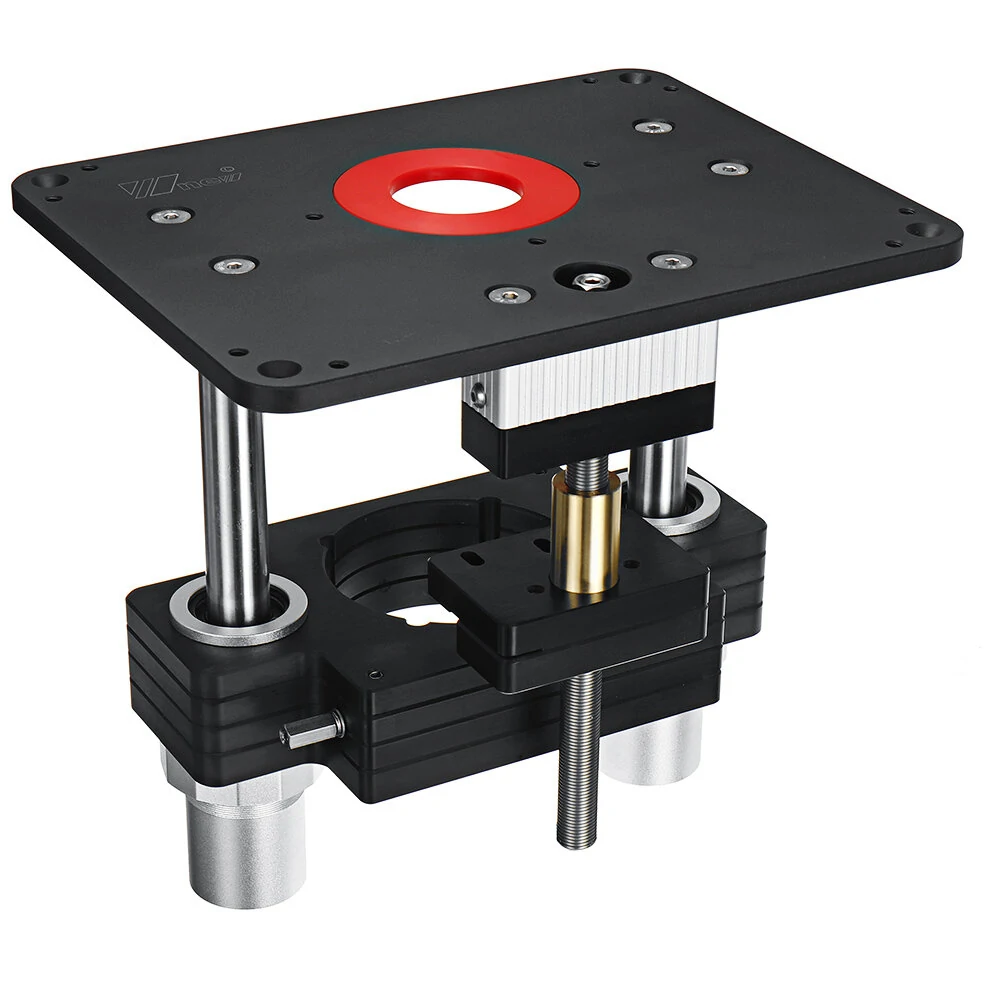 Wnew Heavy Duty Router Lift - Aluminium Router Table Insert Plate | Woodworking Tools - Image 5