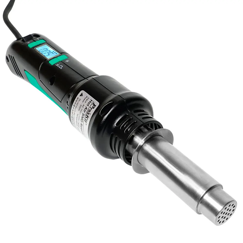 Pro'sKit SS-602H 300W Hot Air Gun | 220V LCD Display & Temperature Adjustable - Image 4