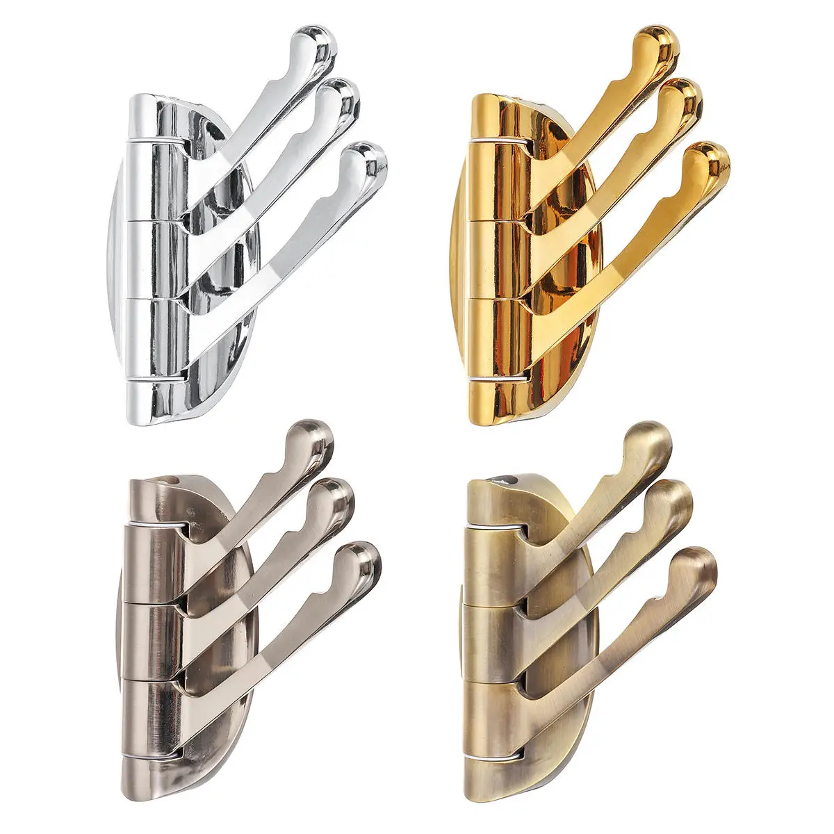 180° Movable Clothes Hook - Rotation Wall Mount Hanger for Bathroom & Home - Image 3