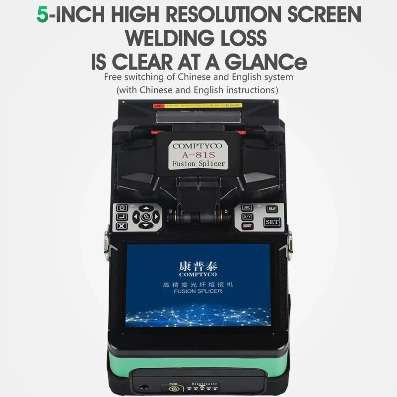 COMPTYCO A-81S Green Automatic Fiber Optic Fusion Splicer Machine | Arc Welder - Image 2