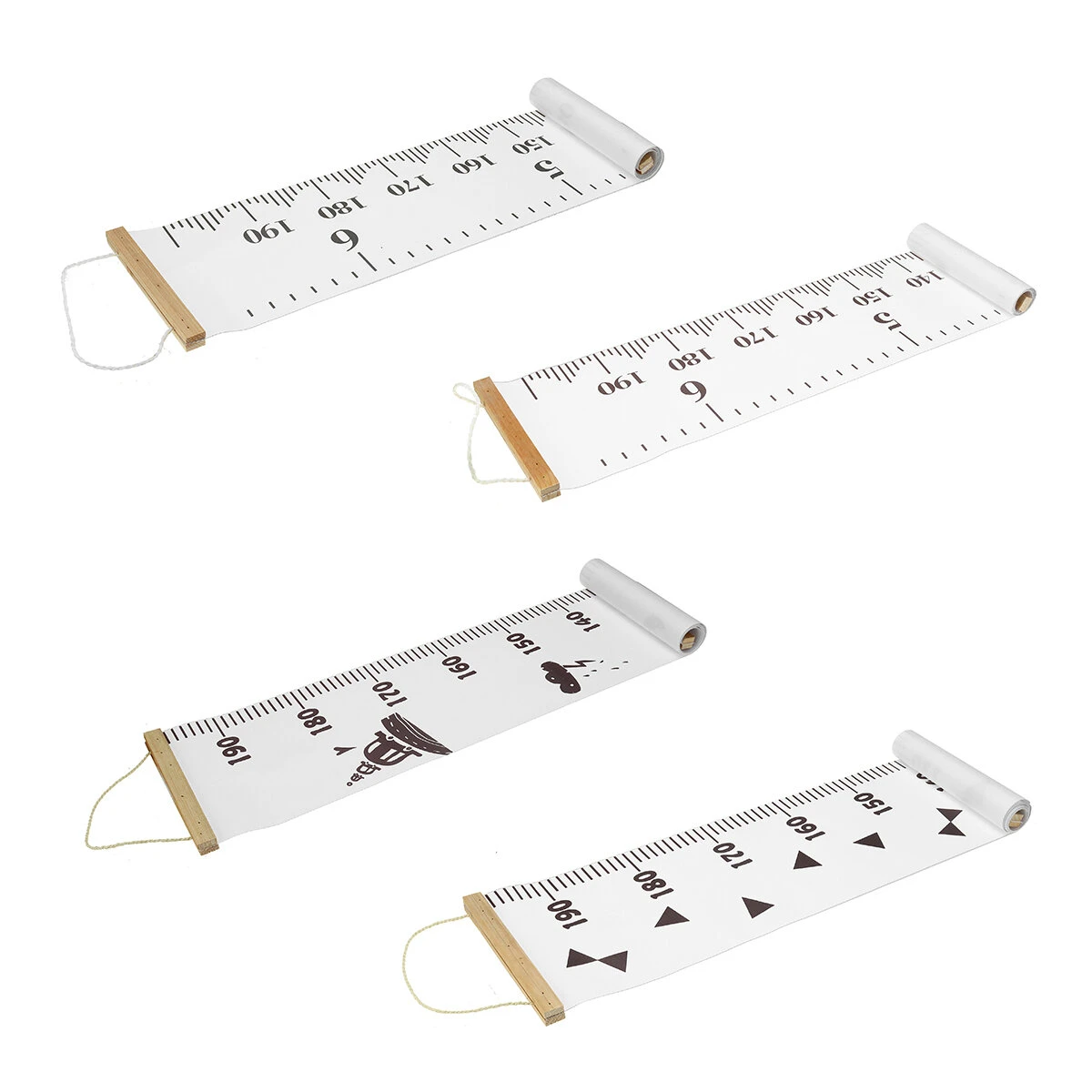 Wooden Kids Growth Chart Ruler - Wall Hanging Height Measure & Room Decor - Image 2