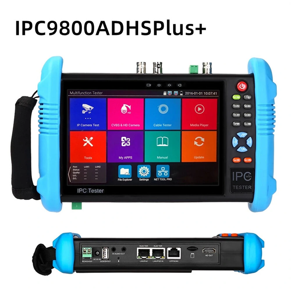 WANGLU IPC-9800ADHS-Plus CCTV Camera Tester - 7-inch IPS Touch Screen | 4K H.265 - Image 3