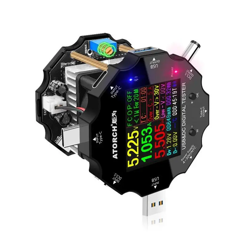 UB18L Battery Tester - 18650 Capacity Monitor | USB Discharge Charge Meter - Image 5