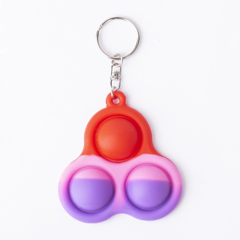 Mini Sensory Fidget Keychain | Push Pop Bubble for Stress Relief & Anxiety - Kids Teens Adults - Image 5