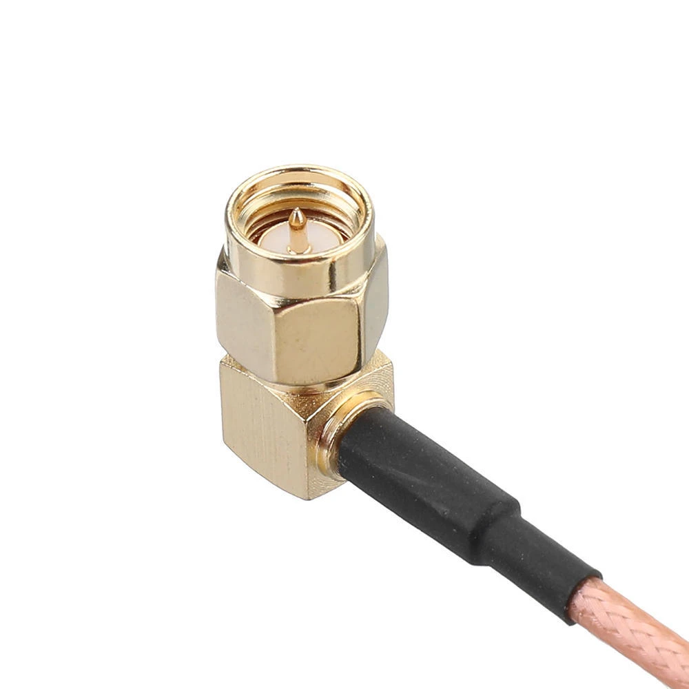 5PCS SMA Male to Female Right Angle RF Coax Pigtail Cable - 25cm RG316 - Image 5