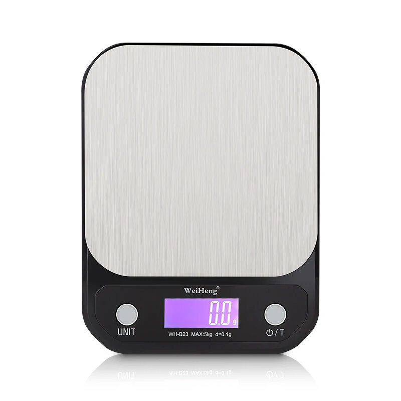 WH-B28 Digital Kitchen Scale - 10kg/1g & 5kg/0.1g High Precision - Stainless Steel - Image 2