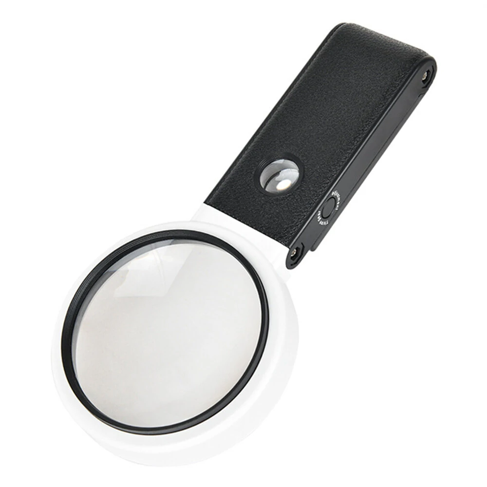 25X LED Illuminated Magnifying Glass | Handheld Eye Loupe for Coins Stamps Jewelry - Image 3