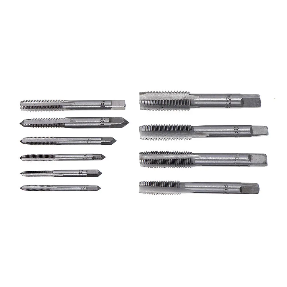 Drillpro M3-M12 Adjustable Tap Spanner with 10pc Hand Tap Set | Screw Threading Tool - Image 3