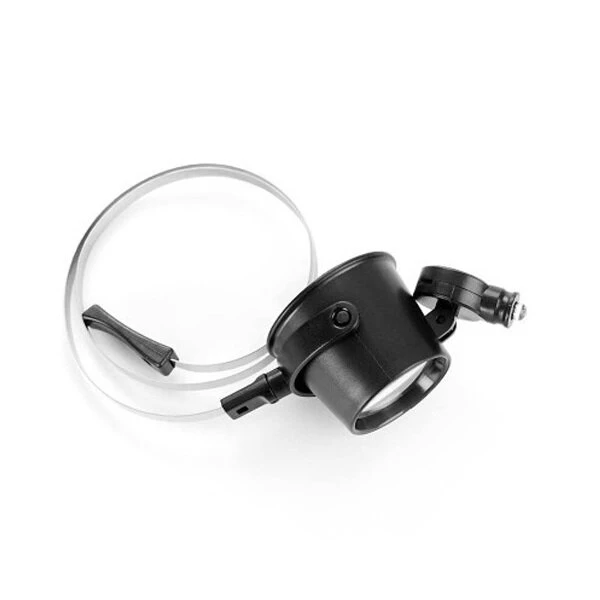 BIJIA 15X Headband Magnifier with LED Light - Watch Repair & Hobby Glass - Image 4