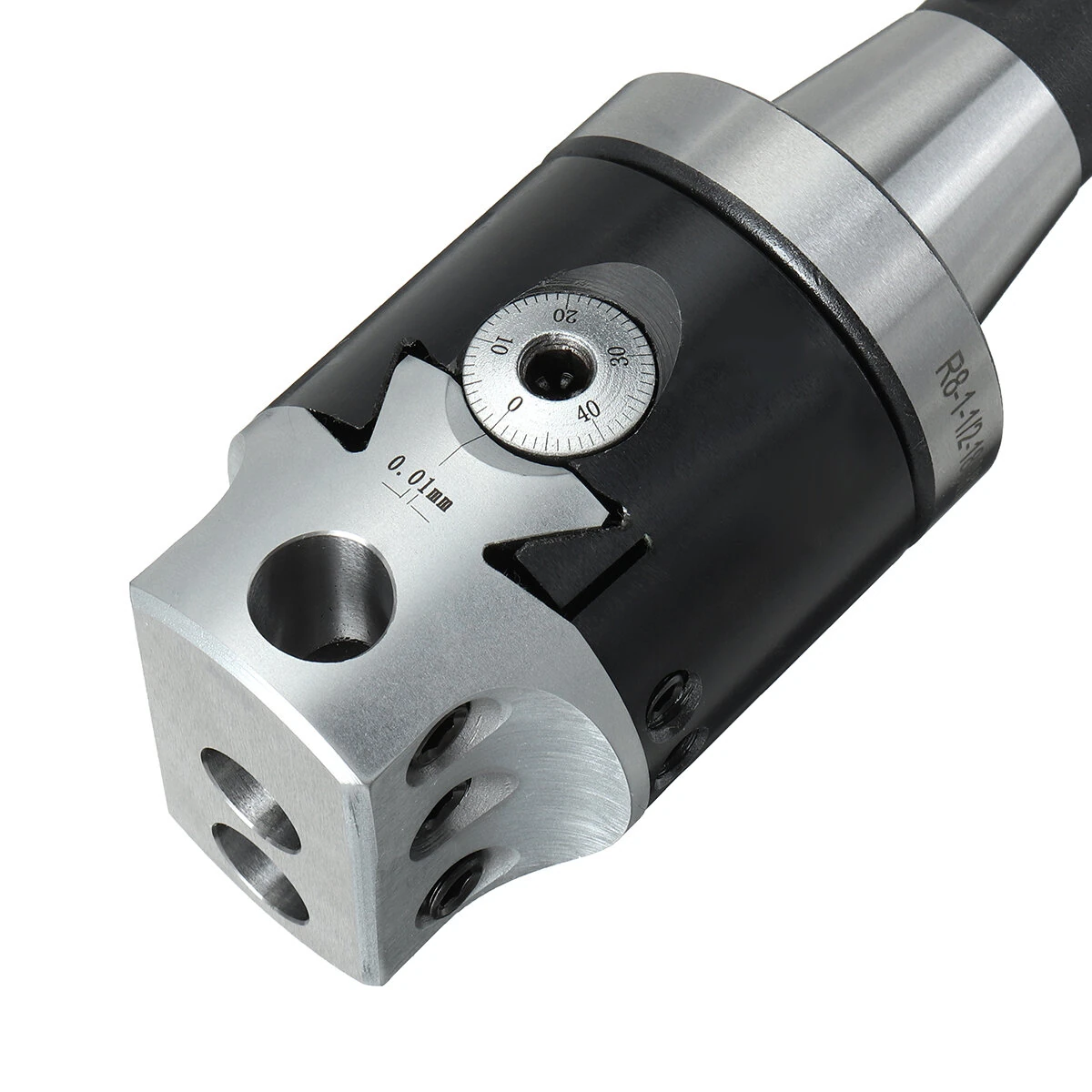 R8 Shank F1-12 Boring Head Set - 12mm Carbon Steel Boring Bar | 0.001 Accuracy - Image 4