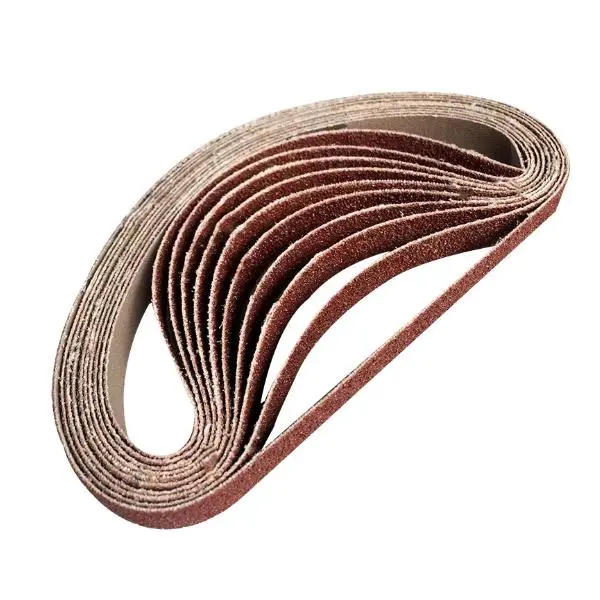 Drillpro 10pcs 60-600 Grit Sanding Belts | 15mm x 452mm for Angle Grinder Adapter - Image 2