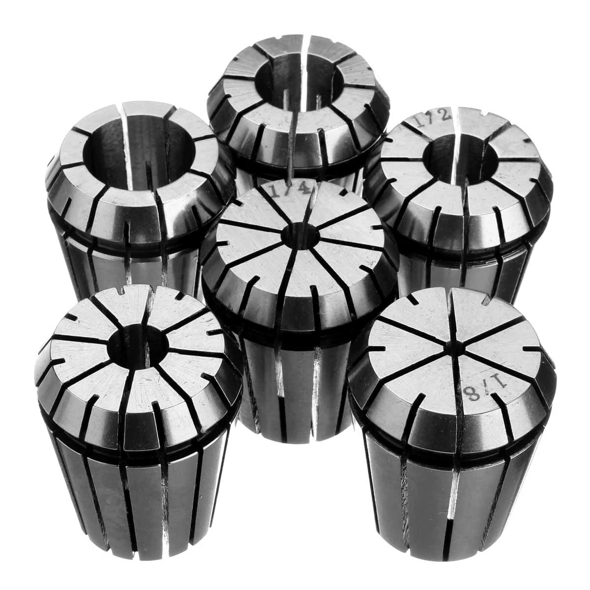 R8 ER32 7/16 Collet Chuck Holder with 6pc Spring Collet Set | CNC Milling Tool - Image 4